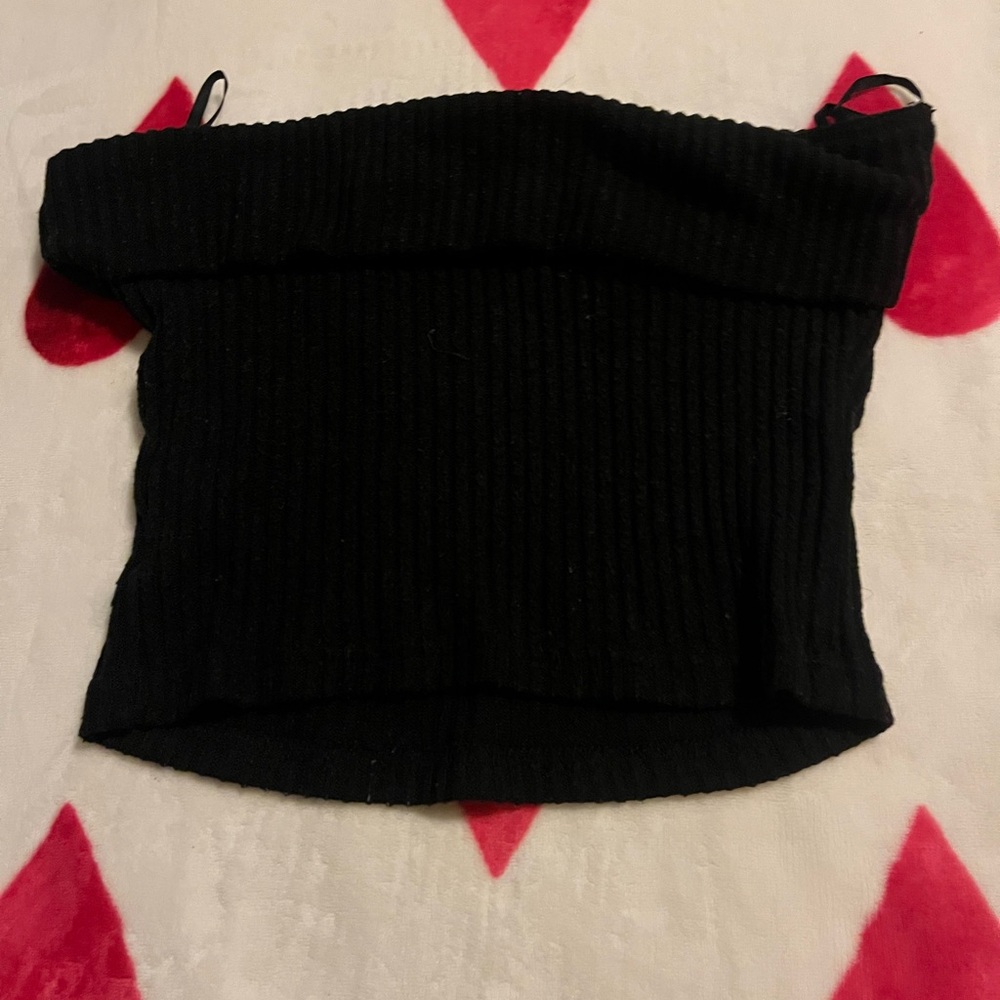 Elegant Black Off-Shoulder Top